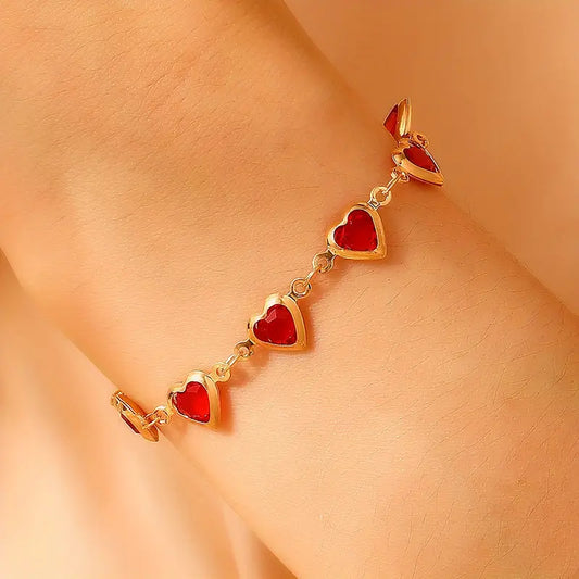 Ophelyra Garnetelle Armbånd | Guld