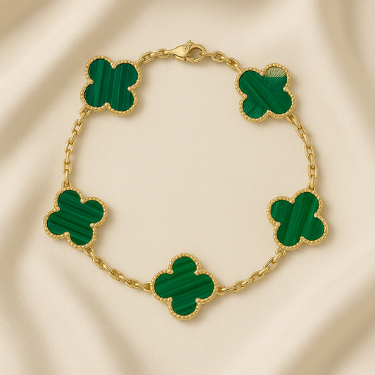 Clover Armbånd Grøn