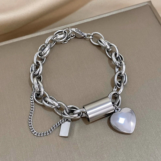 Heartened Grov Armbånd | Guld