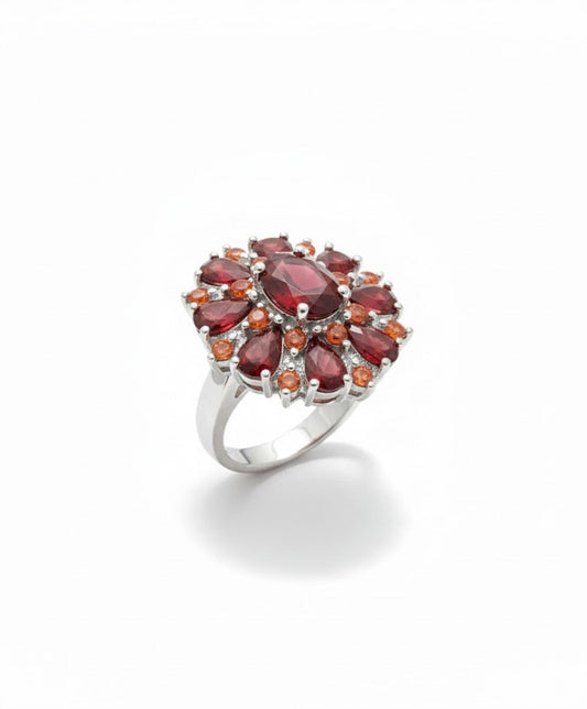 Scarlet Petal Ring | Guld