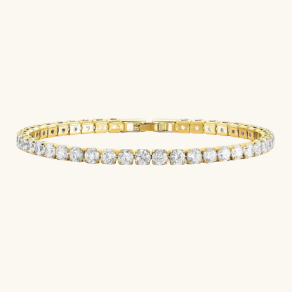 Tennisarmbånd Guld