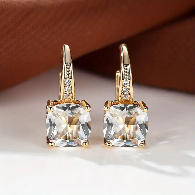 Mystic Sten Creoler | Guld