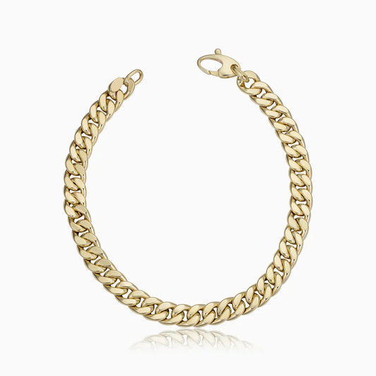 Estate Cubansk Armbånd | Guld