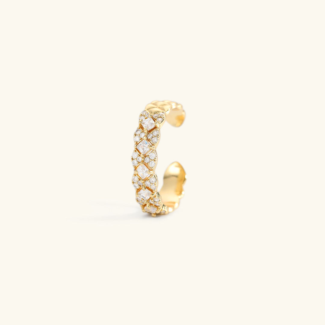 Camille Guld Mønstret Ring