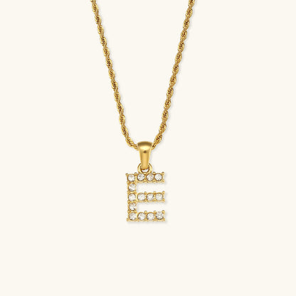 Maeve Bogstav Initial Diamanthalskæde