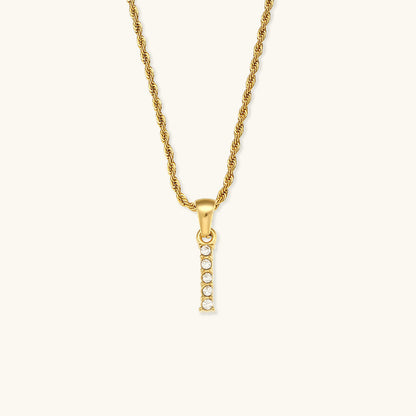 Maeve Bogstav Initial Diamanthalskæde