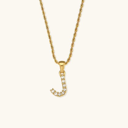 Maeve Bogstav Initial Diamanthalskæde