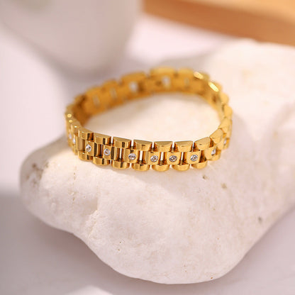 Guld Watchband Armbånd