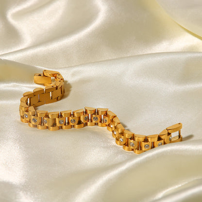 Guld Watchband Armbånd