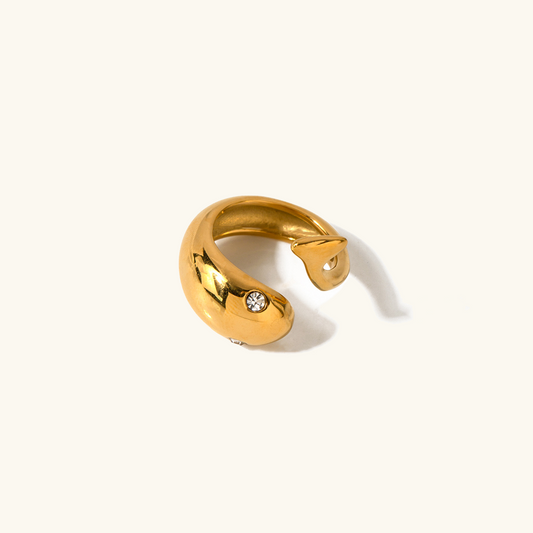Etta Guld Serpent Ring
