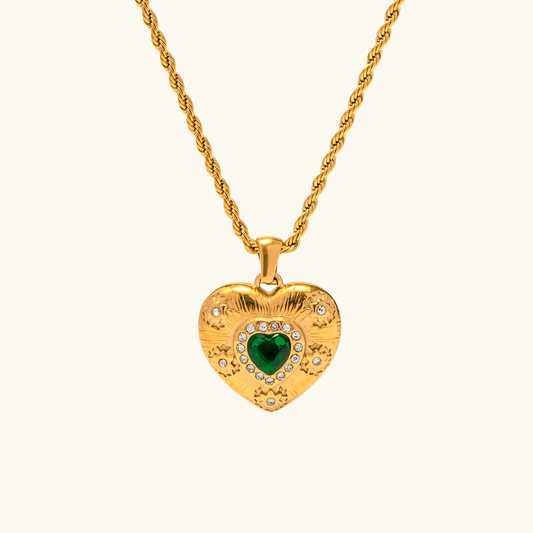 Caelus Guld Hjertehalskæde
