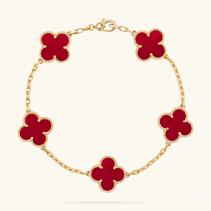 Clover Armbånd Rød