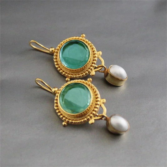 Treasured Turkis Gem Øreringe