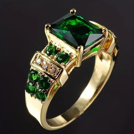 Exquisite Smaragd Ring | Guld