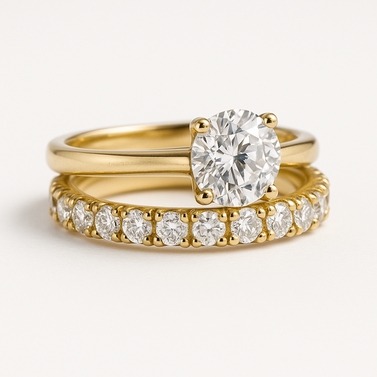 Savaya ring sæt | Guld
