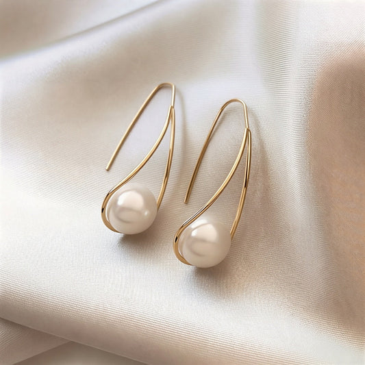 Elegant Perle Mystic Øreringe