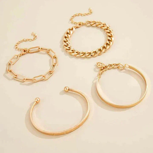 Elan Mercer Armbånd Sæt | Guld